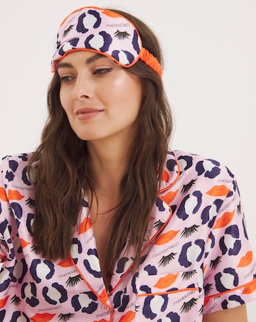 Bouffants and Broken Hearts Satin Pyjama Shortie Set