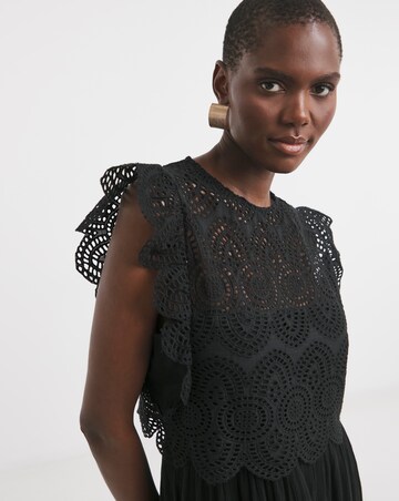 Broderie 2 - in - 1 Maxi Dress