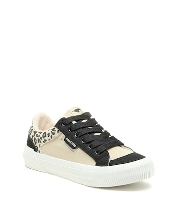 Rocket Dog Cheery Lace Up Colour Block Trainer Standard Fit