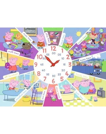 Ravensburger Peppa Pig Clock 60 Piece Jigsaw Puzzle