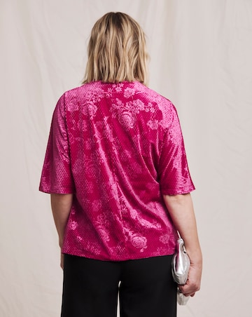 Julipa Embossed Velour Top