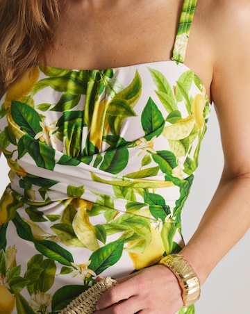 MAGISCULPT Twist Front Bandeau Tankini Top