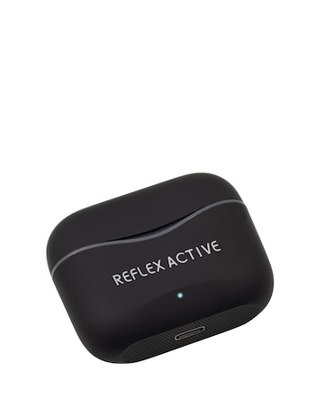 Reflex Active Black Noise Cancelling Bluetooth Earbuds