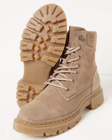 FatFace Eliza Suede Lace Up Boot