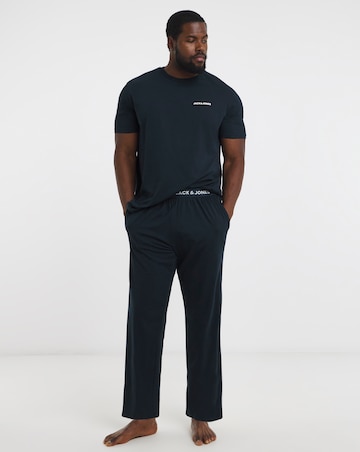 Jack & Jones Everest Logo PJ Set - Navy