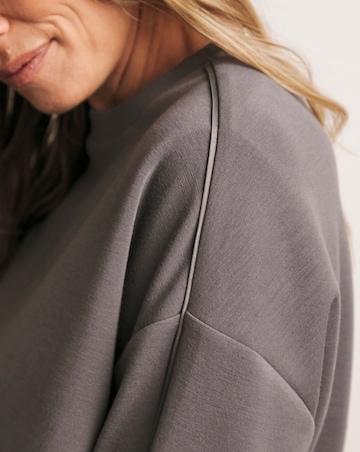 Anthology Satin Stripe Sweatshirt