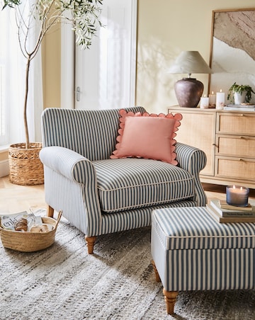 Naomi Stripe Armchair