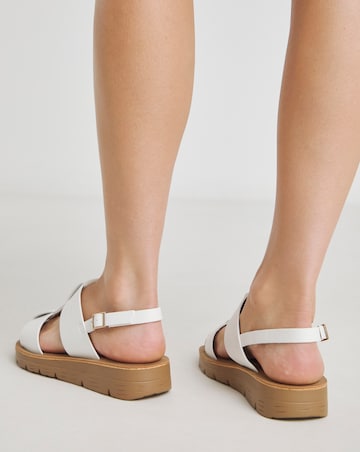 Joy Two Strap Comfort Sandal - Extra Wide Fit (EEE)