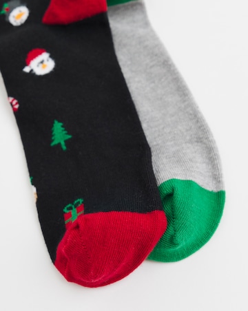 2 Pack Novelty Christmas Sock