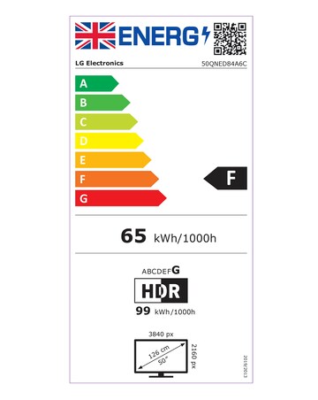 LG 50QNED84A6C 50in QNED evo AI 4K Smart TV