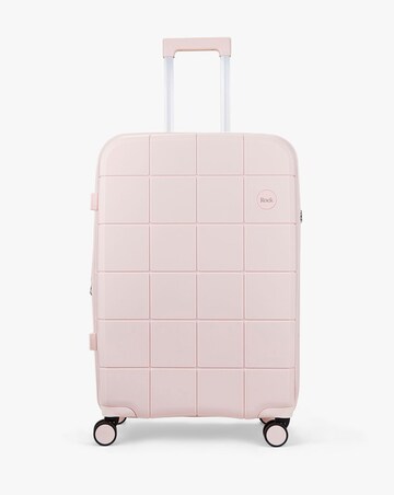 Rock Pixel Medium Suitcase - Pastel Pink