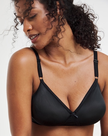 Pretty Secrets (3 Pack) Full Cup Non Wired Bras (B-E Black/White/Almond