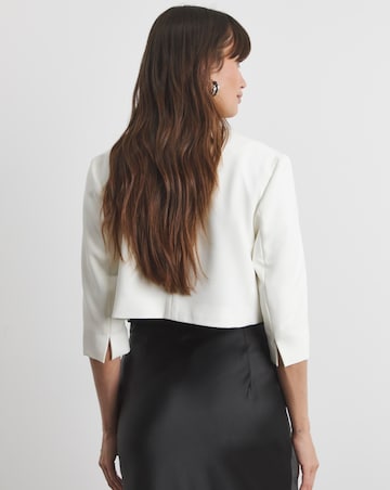 Joanna Hope Ivory Cropped Jacket