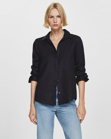 Mango Pure Linen Button Up Shirt