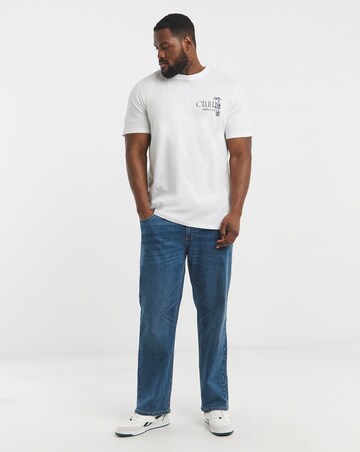 Jack & Jones Bradley Back Graphic T-Shirt - White