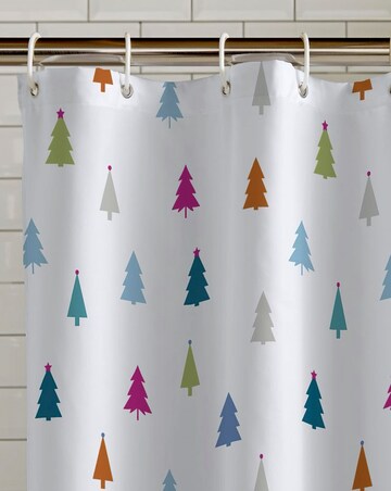 Catherine Lansfield Christmas Tree Shower Curtain