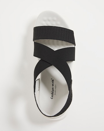 Cushion Walk Touch & Close Strappy Sandal E Fit