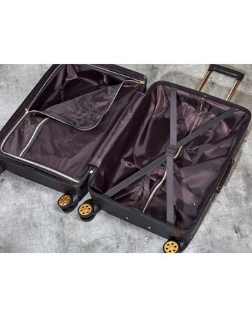 Rock Vintage Cabin Suitcase - Black