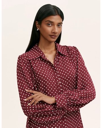 Finery London Spot Melina Blouse