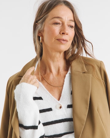 Stripe Collar Jumper