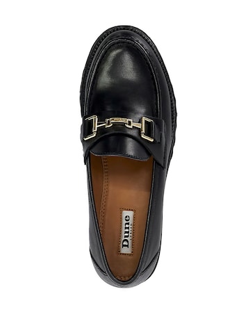 Dune Groundbreaking Chunky Leather Loafer Standard Fit