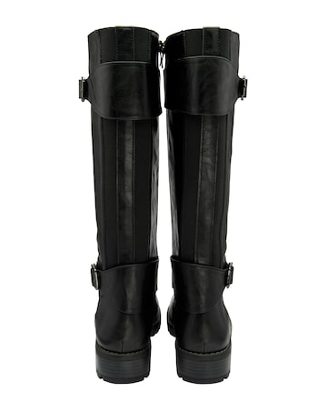 Lotus Brandi Knee High Buckle Boot Standard Fit