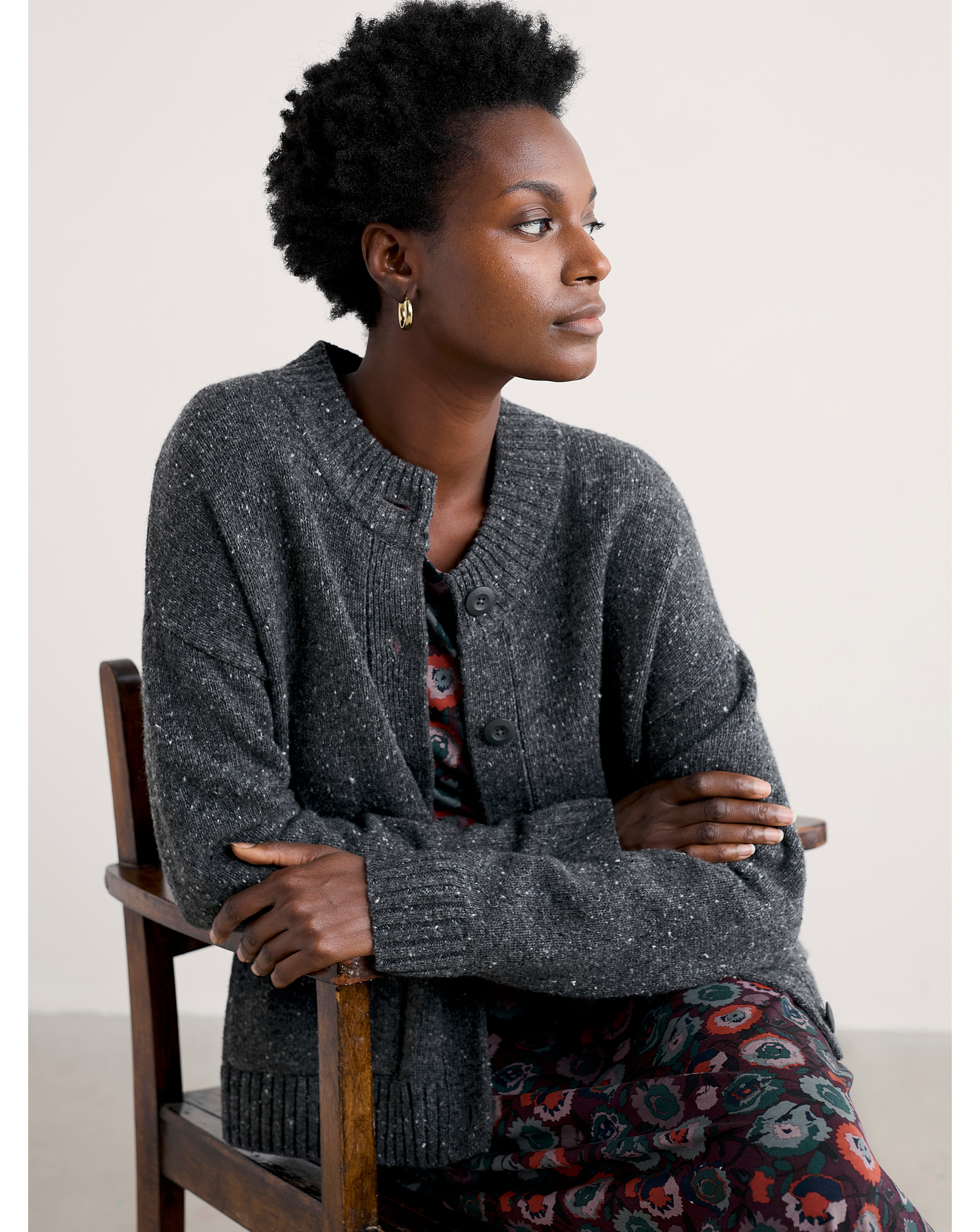 Seasalt Cornwall Harbour Sands Cardigan | JD Williams