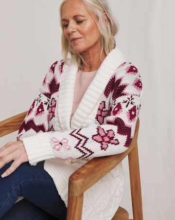 Julipa Cable Shawl Wrap Coatigan