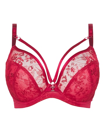 Panache Yasmin Plunge Wired Bra Ruby