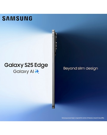 Samsung Galaxy S25 Edge 512GB - Titanium Jetblack