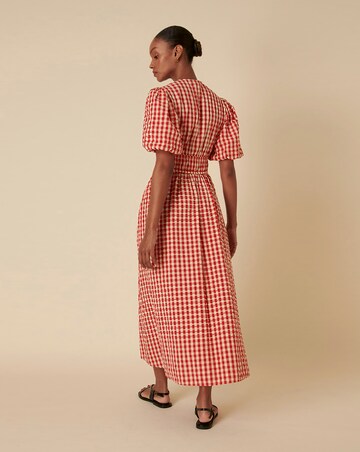 Nobody's Child Scottie Midi Dress Red Gingham