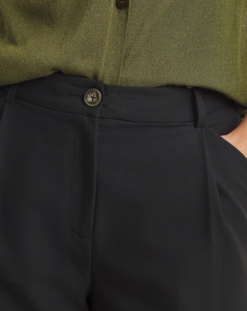 Black Tailored Wide Leg Trousers