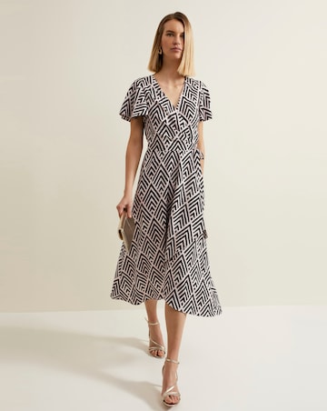 Phase Eight Julissa Print Wrap Dress