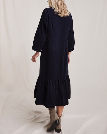 Julipa Pure Cotton Cord Midi Dress