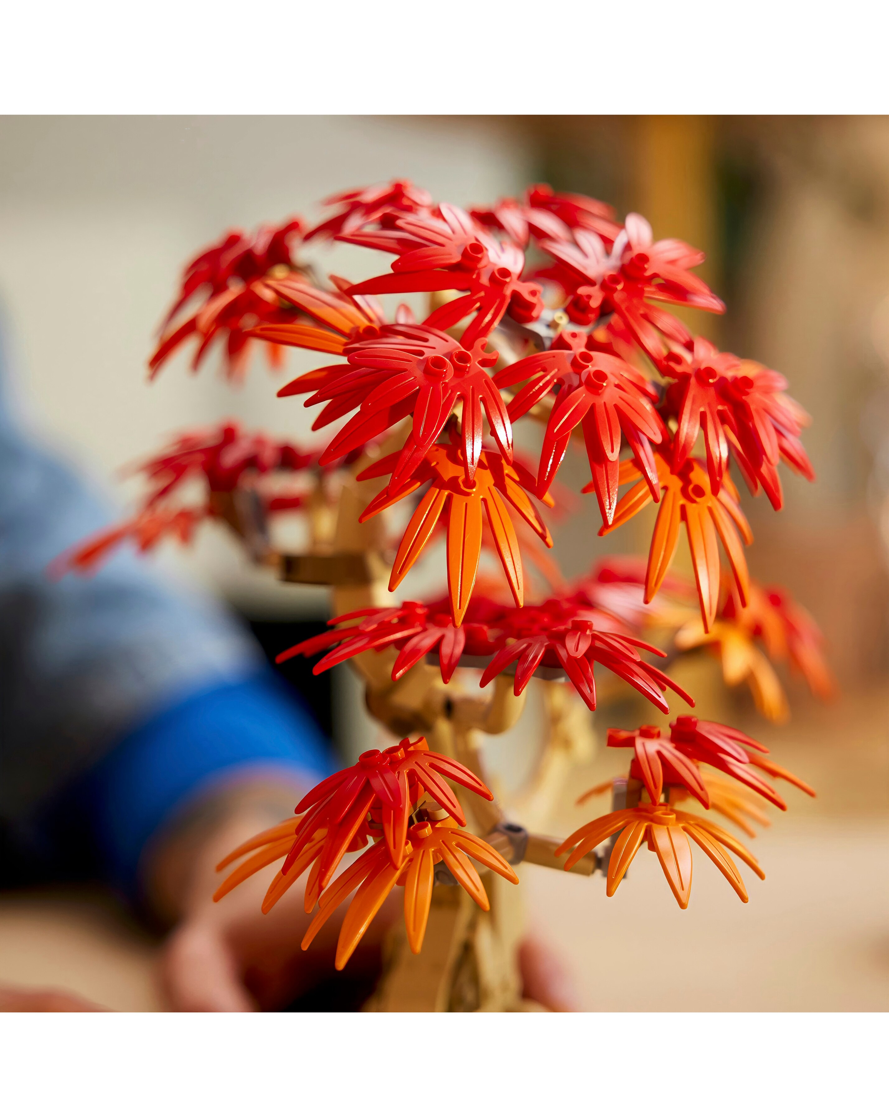 LEGO Botanicals Japanese Red Maple Bonsai Tree Plant Decor