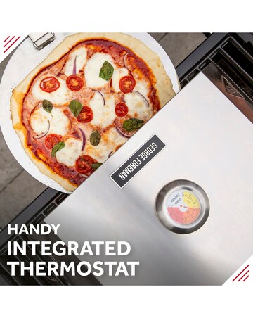 George Foreman BBQ Pizza Oven with Paddle