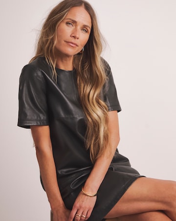 Anthology Leather Shift Dress
