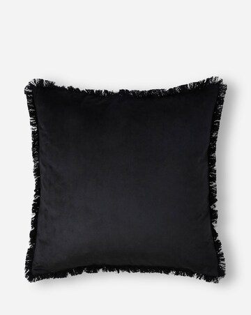 Watercolour Floral Printed Velvet Cushion