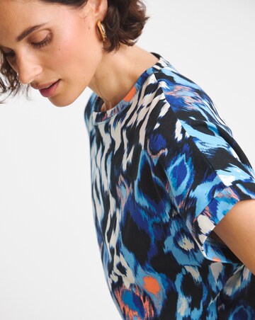 Pure Cotton 2 Pack Short Sleeve Curved Hem Longline Top