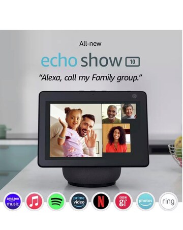 Amazon Echo Show 10 Smart Display with Alexa - Black