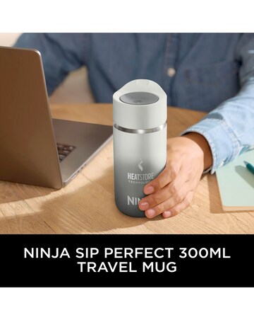 Ninja SipPerfect 10oz Hot Drink Bottle White