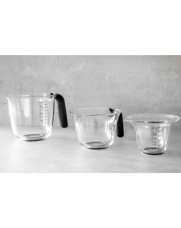 KitchenAid Universal Measuring Jug Set of 3 - 250ml, 500ml and 1L