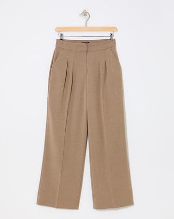 Pleated Wide Leg Trousers