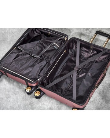 Rock Vintage Cabin Suitcase - Pink