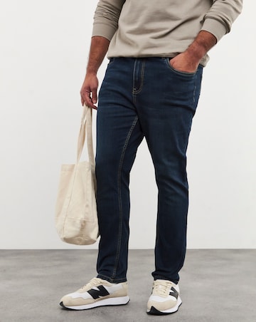 Darkwash Skinny Fit Stretch Jeans