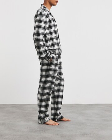 Pretty Secrets Christmas Family PJ - Mens Mono Woven Button Through