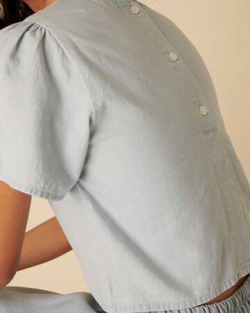 Nobody's Child Denim Ivy Top