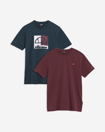 ellesse Segni 2 Pack T-Shirts