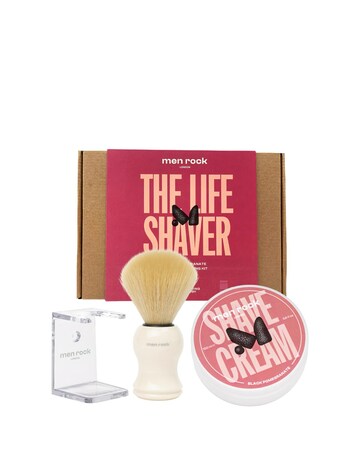 Men Rock The Life Shaver Shaving Gift Set - Black Pomegranate (Worth 34 GBP)