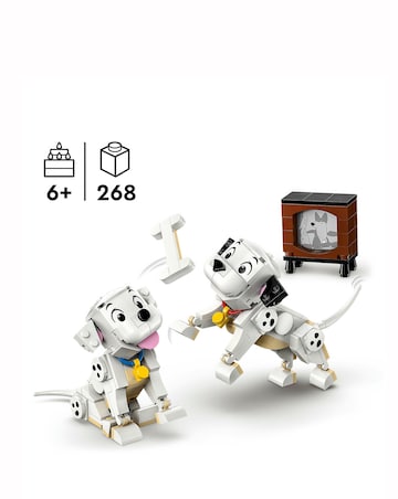 LEGO Disney Lucky & Penny 101 Dalmatians Puppies, Gift-Giving Idea 43271
